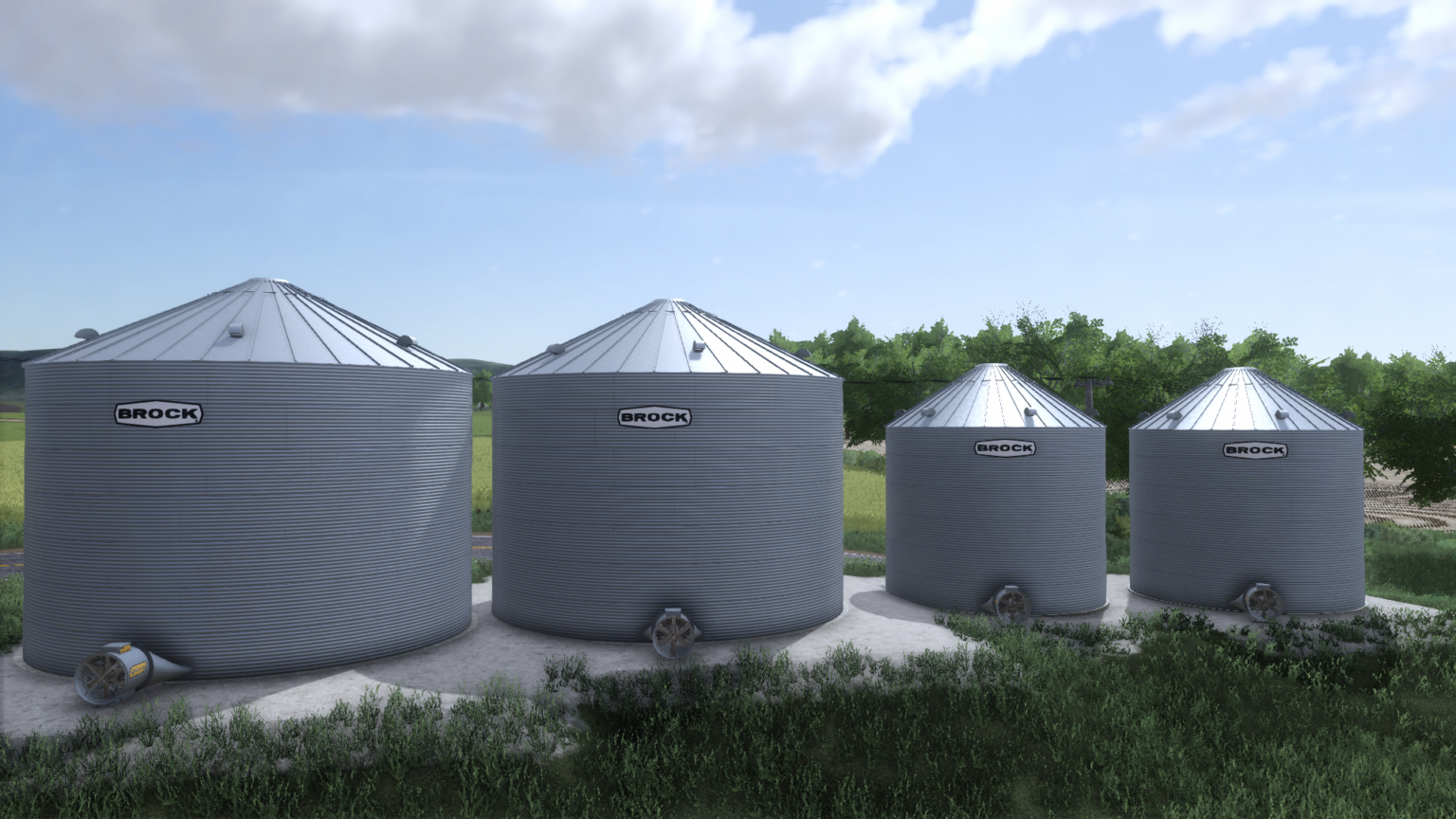 Dfmep Grain Bin Pack Diniz Farms Farming Simulator Modding 1330