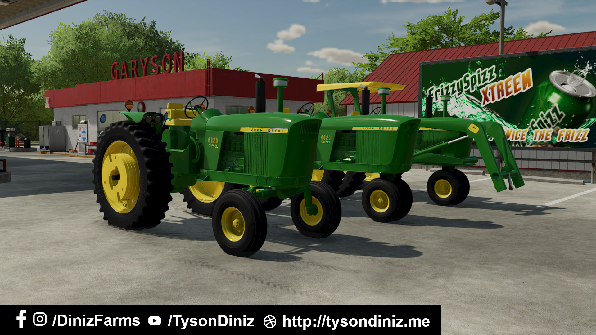 FS22 John Deere 4020 - Diniz Farms - Farming Simulator Modding